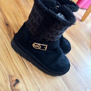 Michael Kors Kids Black Boots